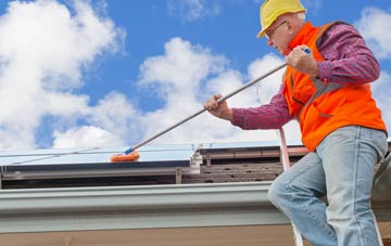 Littlefield soft wash roof cleaning